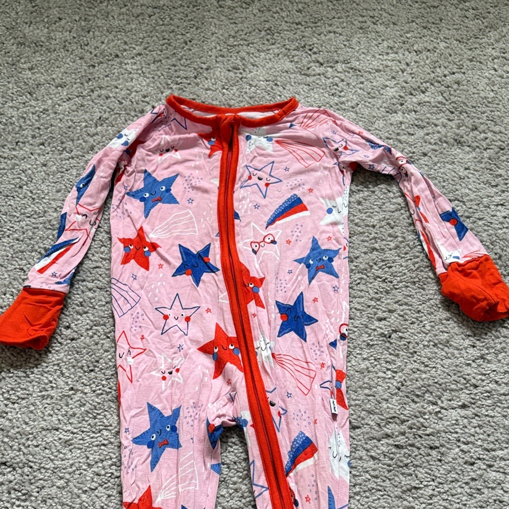 Little Sleepies Pink and Blue Stars